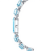 Swarovski Millenia Watch Octagon Cut Bracelet Blue Stainless Steel - Bluestreak Crystals