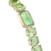 Swarovski Millenia Watch Octagon Cut Bracelet Green Champagne Gold-Tone Finish - Bluestreak Crystals