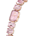 Swarovski Millenia Watch Octagon Cut Bracelet Pink Stainless Steel - Bluestreak Crystals