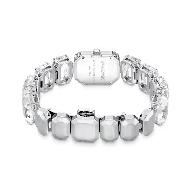 Swarovski Millenia Watch Octagon Cut Bracelet White Stainless Steel - Bluestreak Crystals