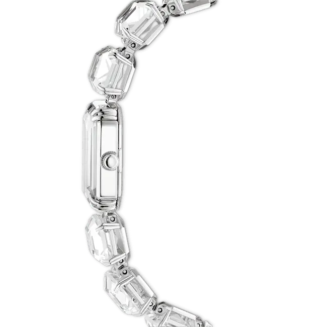 Swarovski Millenia Watch Octagon Cut Bracelet White Stainless Steel - Bluestreak Crystals