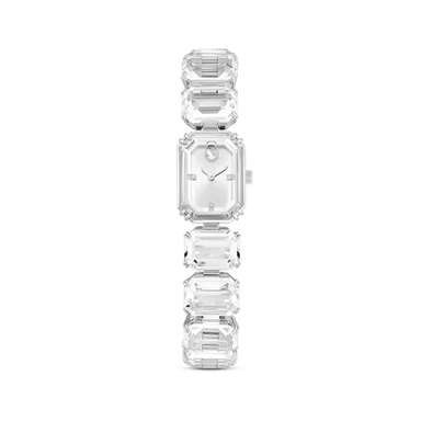 Swarovski Millenia Watch Octagon Cut Bracelet White Stainless Steel - Bluestreak Crystals