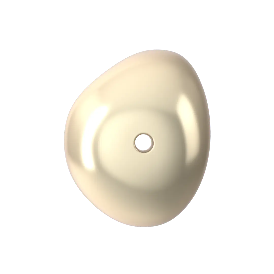 Swarovski Pearls Baroque Drop (5843) Crystal Cream - Bluestreak Crystals