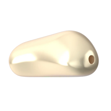 Swarovski Pearls Baroque Elongated (5844) Crystal Cream - Bluestreak Crystals