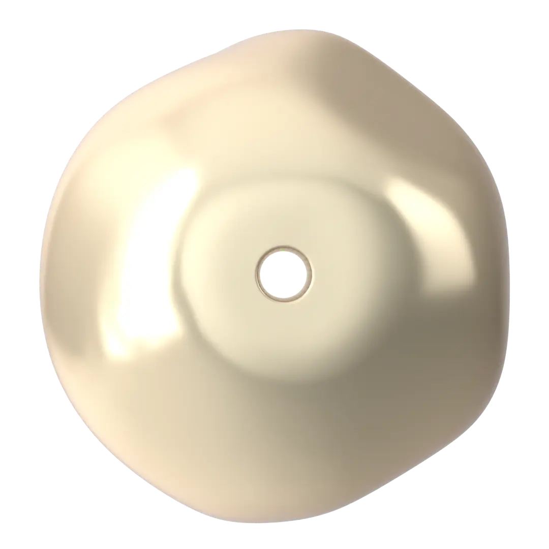 Swarovski Pearls Baroque Round (5841) Crystal Cream - Bluestreak Crystals