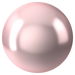 Swarovski Pearls Cabochon (5817) Crystal Rosaline - Bluestreak Crystals