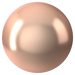 Swarovski Pearls Cabochon (5817) Crystal Rose Gold - Bluestreak Crystals