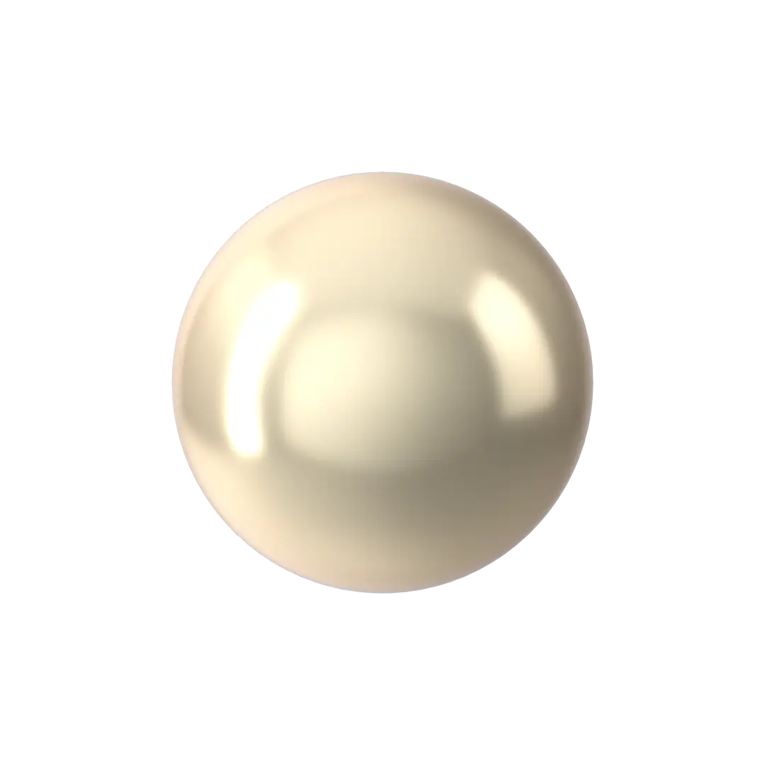 Swarovski Pearls Drop Half Drilled (5816) Crystal Cream - Bluestreak Crystals
