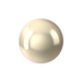 Swarovski Pearls Drop Half Drilled (5816) Crystal Cream - Bluestreak Crystals