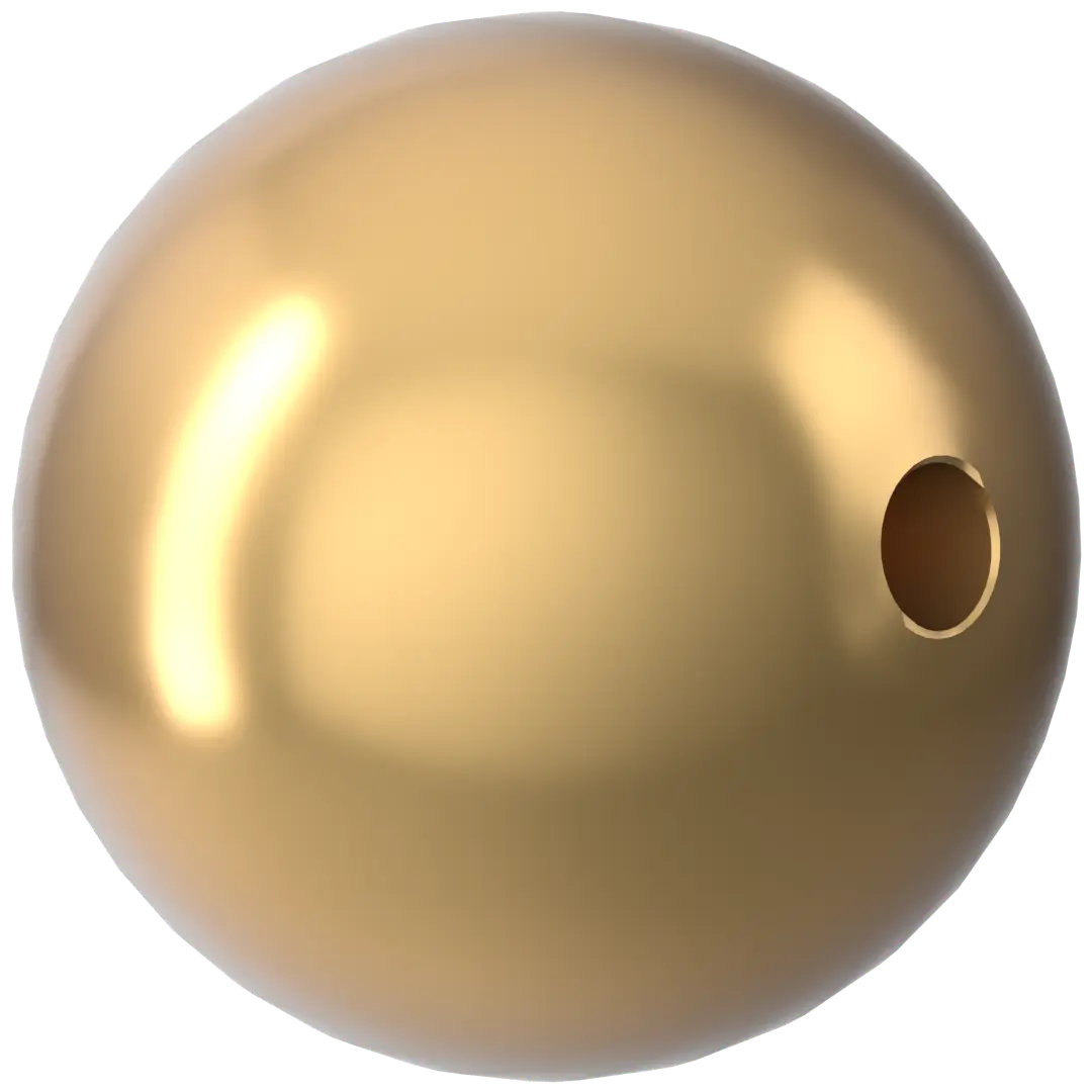 Serinity Pearls Round (5810) Crystal Bright Gold - Bluestreak Crystals