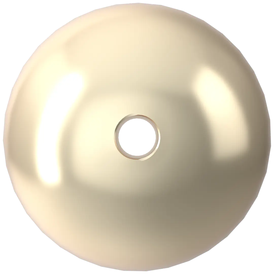Swarovski Pearls Round (5810) Crystal Cream - Bluestreak Crystals