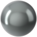 Swarovski Pearls Round (5810) Crystal Dark Grey - Bluestreak Crystals
