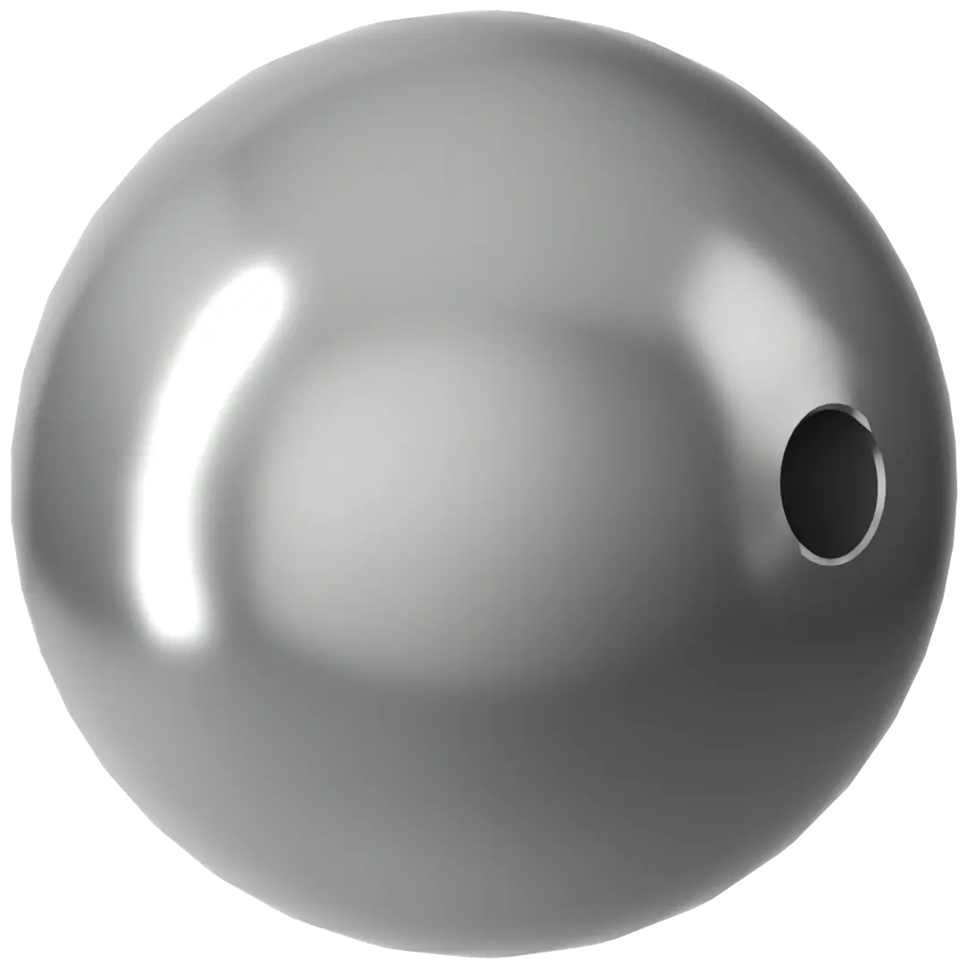 Swarovski Pearls Round (5810) Crystal Grey - Bluestreak Crystals