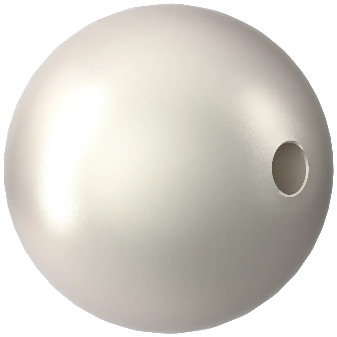 Swarovski Pearls Round (5810) Crystal Iridescent Dove Grey - Bluestreak Crystals