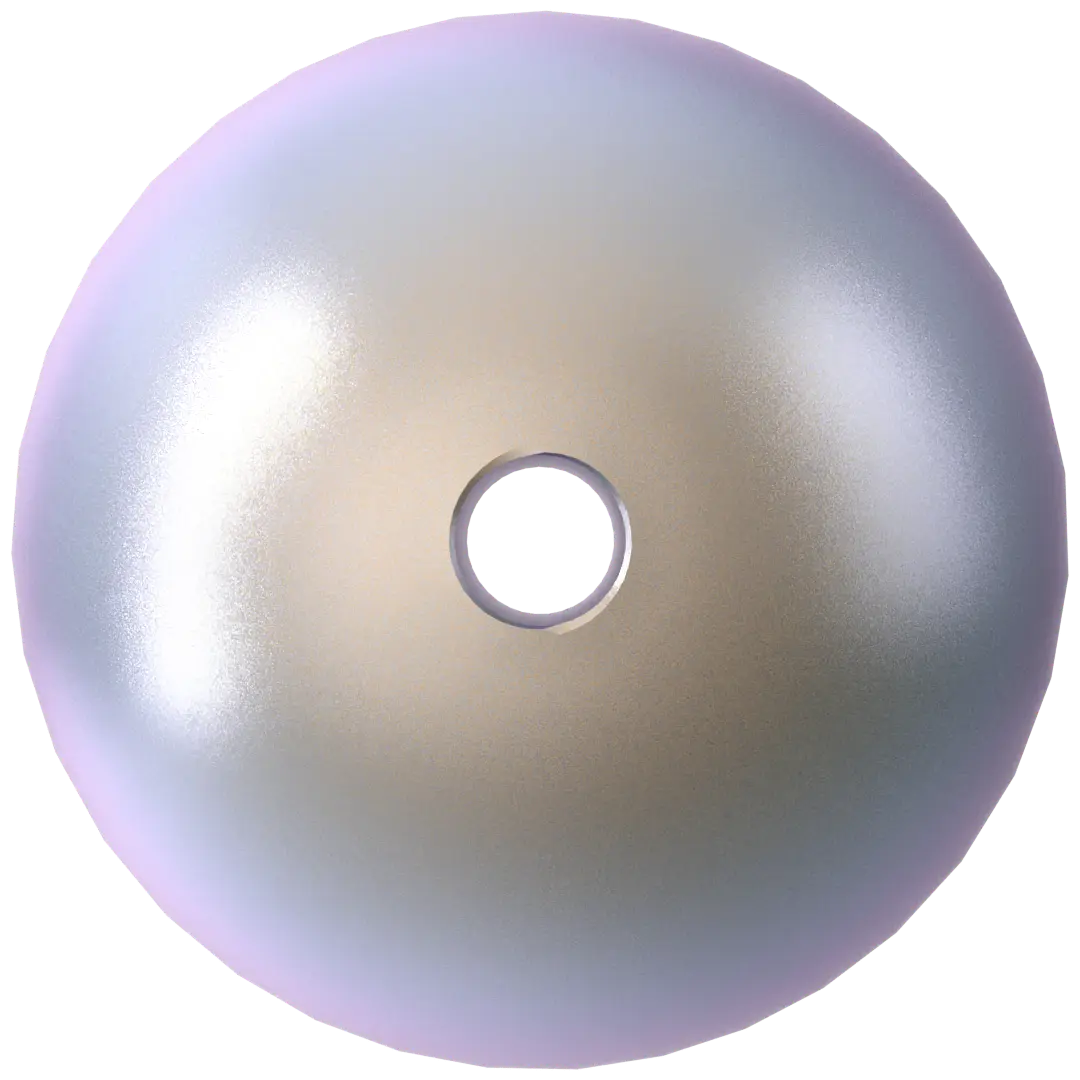 Swarovski Pearls Round (5810) Crystal Iridescent Dreamy Blue - Bluestreak Crystals