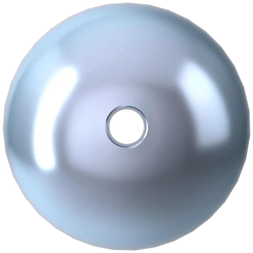 Serinity Pearls Round (5810) Crystal Light Blue - Bluestreak Crystals