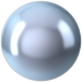 Serinity Pearls Round (5810) Crystal Light Blue - Bluestreak Crystals