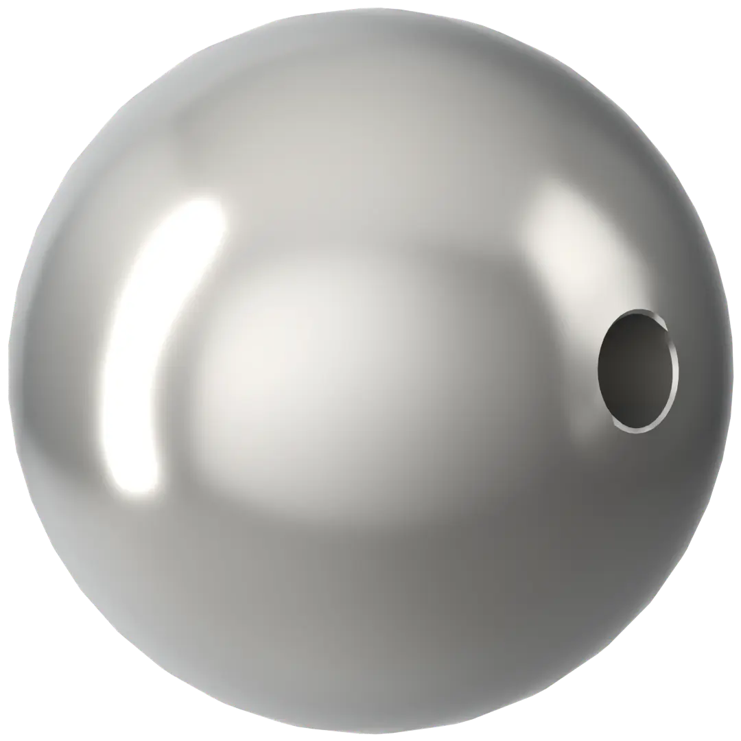 Swarovski Pearls Round (5810) Crystal Light Grey - Bluestreak Crystals