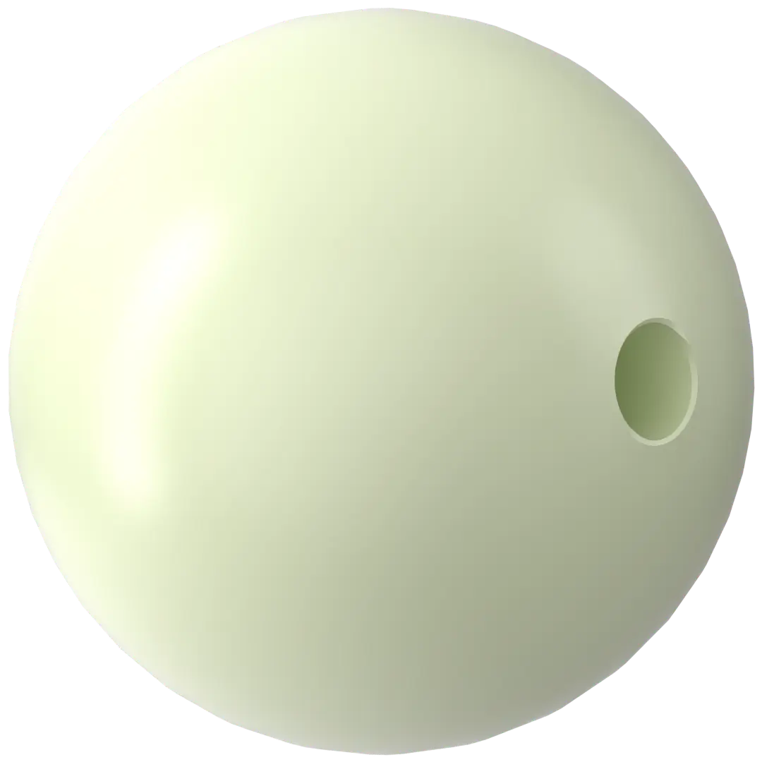 Swarovski Pearls Round (5810) Crystal Pastel Green - Bluestreak Crystals