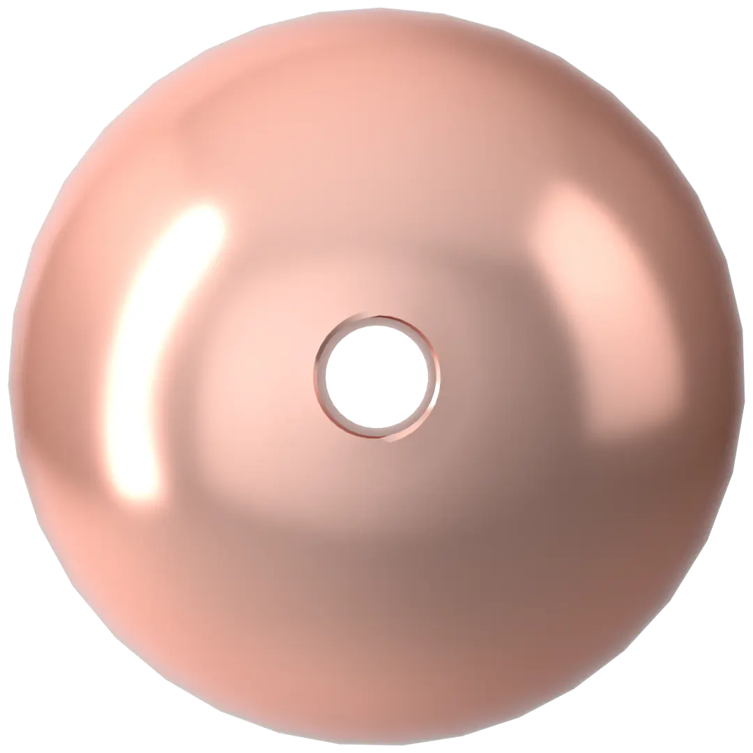 Swarovski Pearls Round (5810) Crystal Peach - Bluestreak Crystals
