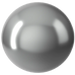 Swarovski Pearls Round Half Drilled (5818) Crystal Grey - Bluestreak Crystals
