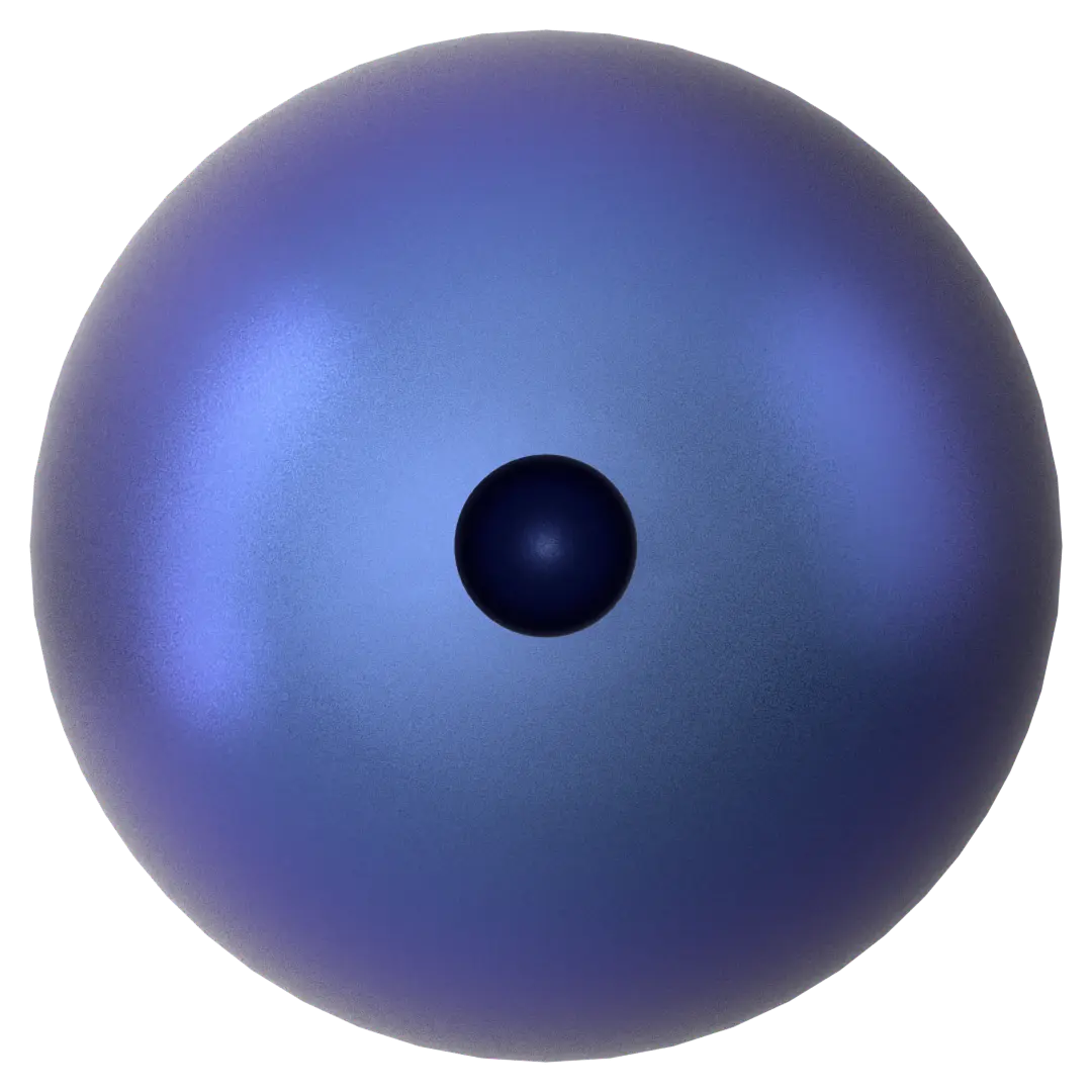 Swarovski Pearls Round Half Drilled (5818) Crystal Iridescent Dark Blue - Bluestreak Crystals