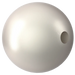 Swarovski Pearls Round Half Drilled (5818) Crystal Iridescent Dove Grey - Bluestreak Crystals