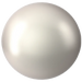 Swarovski Pearls Round Half Drilled (5818) Crystal Iridescent Dove Grey - Bluestreak Crystals