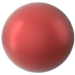 Swarovski Pearls Round Half Drilled (5818) Crystal Iridescent Rouge - Bluestreak Crystals