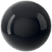 Swarovski Pearls Round No Hole (5809) Crystal Mystic Black - Bluestreak Crystals