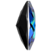 Swarovski Pendants Elliptic Cut (6438) Crystal Bermuda Blue P - Bluestreak Crystals