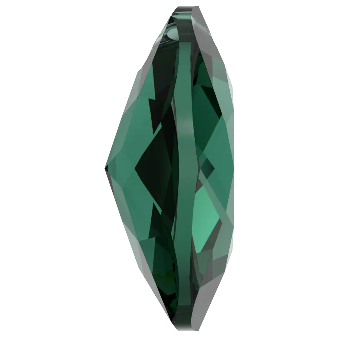 Swarovski Pendants Elliptic Cut (6438) Emerald - Bluestreak Crystals