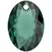 Swarovski Pendants Elliptic Cut (6438) Emerald - Bluestreak Crystals