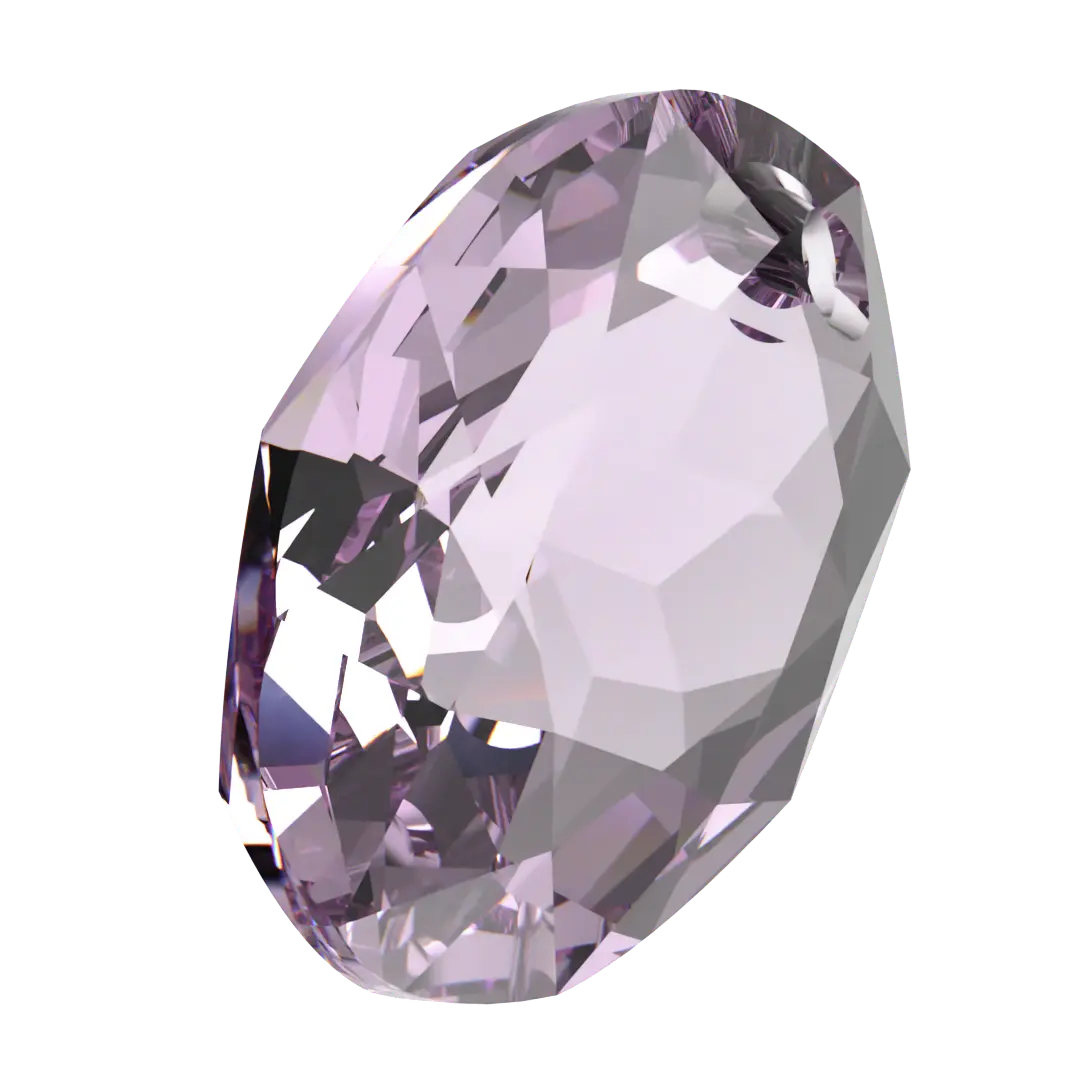 Serinity Pendants Elliptic Cut (6438) Light Amethyst - Bluestreak Crystals
