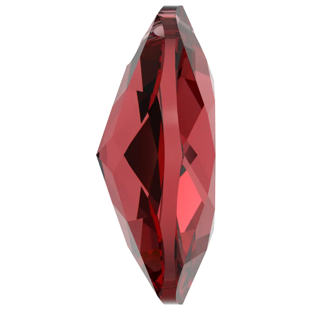 Swarovski Pendants Elliptic Cut (6438) Scarlet - Bluestreak Crystals