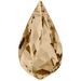 Swarovski Pendants Helix (6020) Crystal Golden Shadow - Bluestreak Crystals