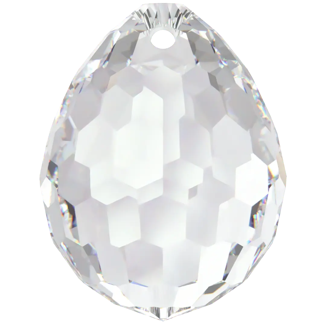 Swarovski Pendants Oval Disco (6002) Crystal - Bluestreak Crystals