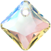 Swarovski Pendants Princess Cut (6431) Crystal Shimmer - Bluestreak Crystals