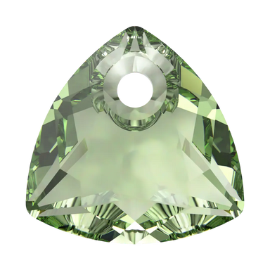 Swarovski Pendants Trilliant Cut (6434) Recreated Peridot - Bluestreak Crystals