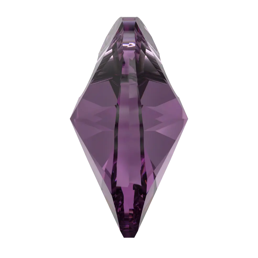 Swarovski Pendants Xilion Heart (6228) Amethyst - Bluestreak Crystals