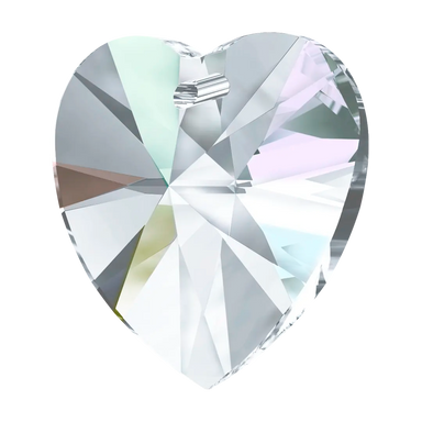 Swarovski Pendants Xilion Heart (6228) Crystal AB - Bluestreak Crystals