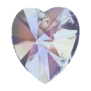 Swarovski Pendants Xilion Heart (6228) Crystal Vitrail Light - Bluestreak Crystals