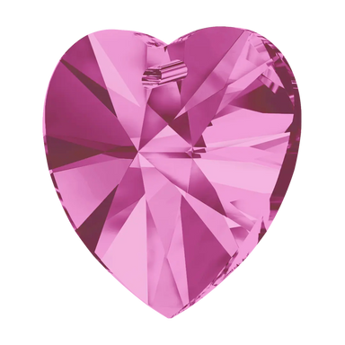 Swarovski Pendants Xilion Heart (6228) Fuchsia - Bluestreak Crystals