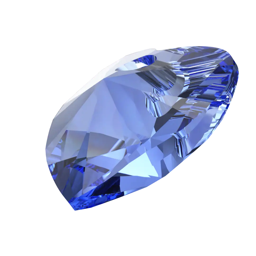 Swarovski Pendants Xilion Heart (6228) Sapphire - Bluestreak Crystals