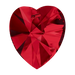 Swarovski Pendants Xilion Heart (6228) Siam - Bluestreak Crystals