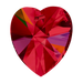 Swarovski Pendants Xilion Heart (6228) Siam AB - Bluestreak Crystals