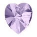 Swarovski Pendants Xilion Heart (6228) Violet - Bluestreak Crystals