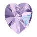 Swarovski Pendants Xilion Heart (6228) Violet AB - Bluestreak Crystals