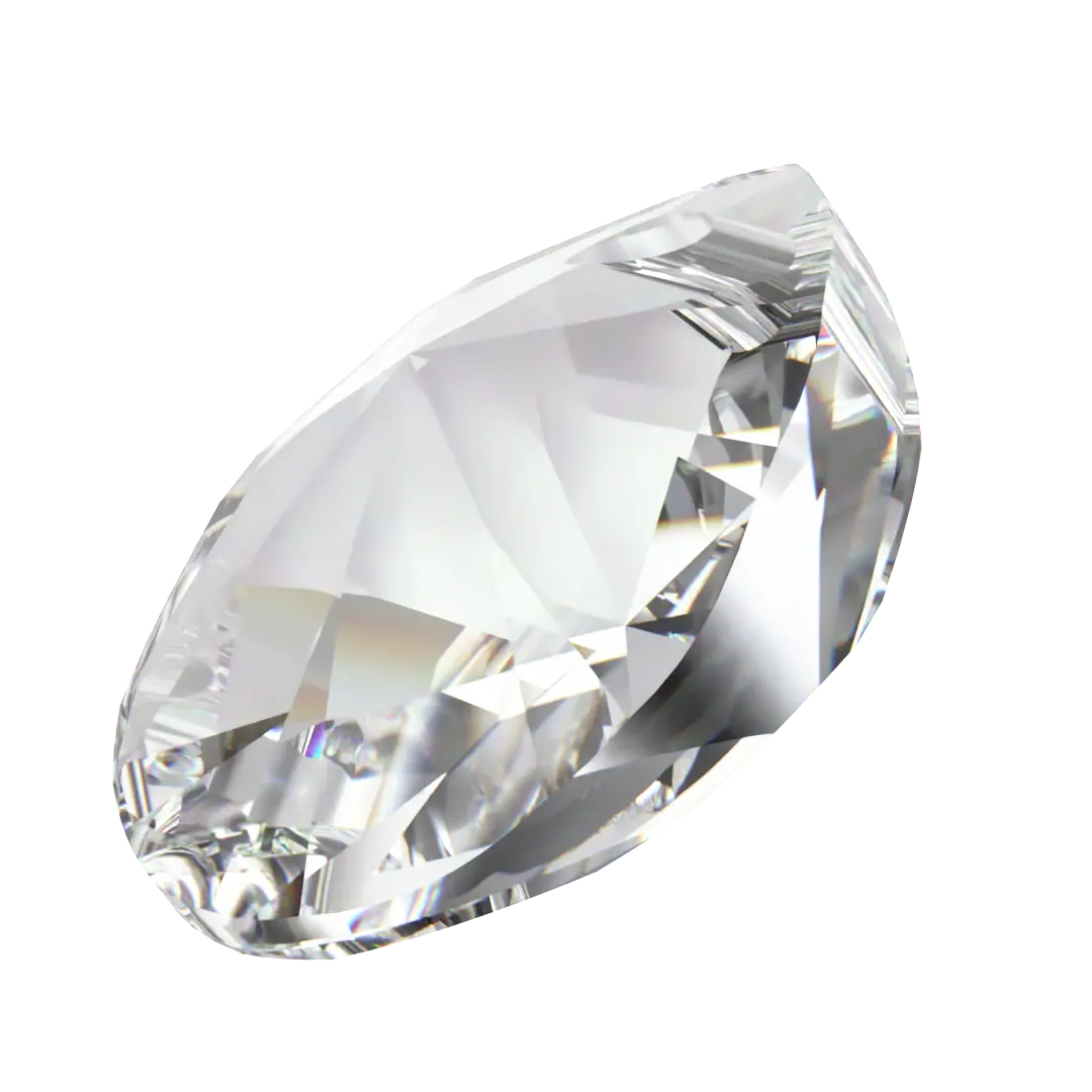 Swarovski Pendants Xilion Mini Pear (6128) Crystal - Bluestreak Crystals
