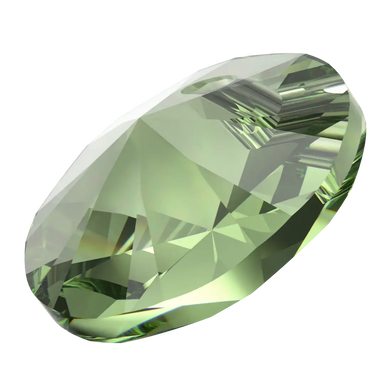 Swarovski Pendants Xilion Round (6428) Recreated Peridot - Bluestreak Crystals